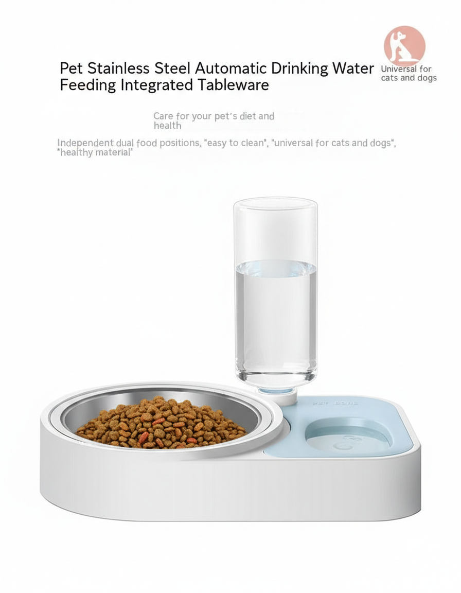 Automatic Pet Water & Food Bowl