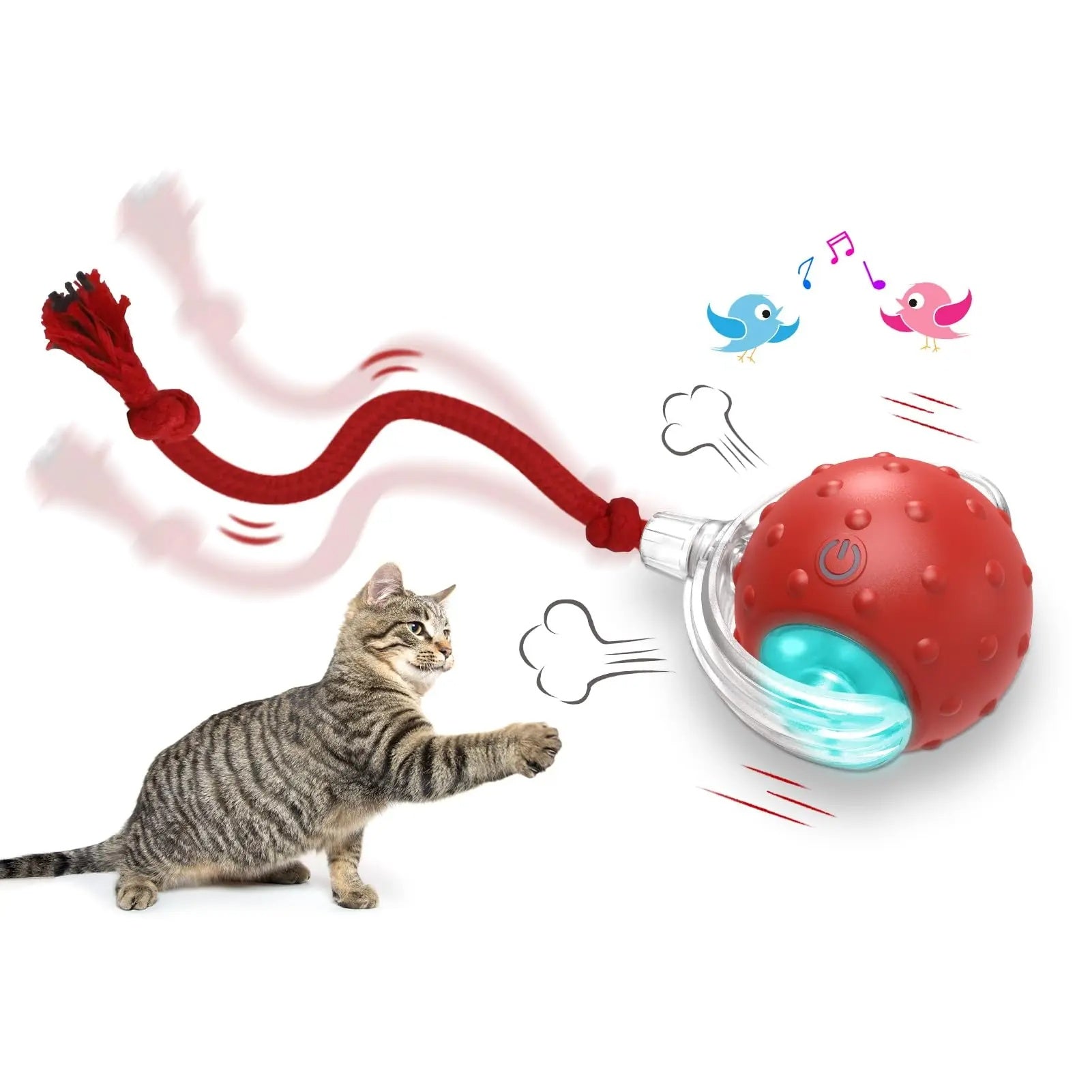 Automatic Rolling Cat Toy Ball
